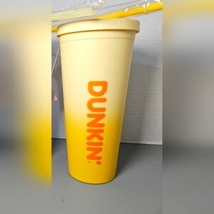 Dunkin Yellow Ombre SPRING 2023 Tumbler